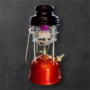 1950's Tilley Guardsman Lamp in Red to Yellow Candy Fade