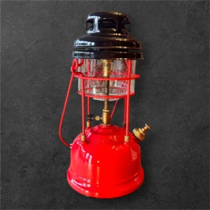 1950's Tilley Guardsman Lamp in hot rod red